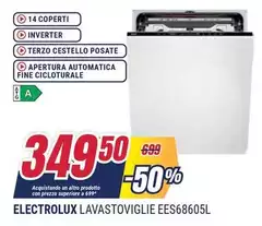 Electrolux - EES68605L A scomparsa totale 14 coperti C