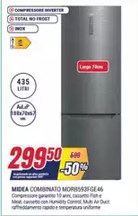 Midea - Combinato MDRB593FG46