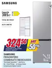 Samsung - Frigorifero Combinato RB38C600DSM
