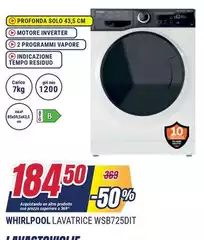 Whirlpool - Lavatrice WSB725DIT