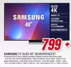 Samsung - Tv Oled 48" QE48S90FAEXZT