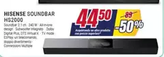 Hisense - Soundbar HS2000 Hisense - Soundbar HS2000