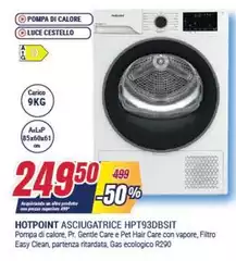 Hotpoint - Asciugatrice HPT93DBSIT
