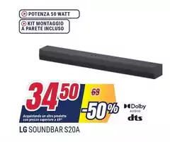 LG - Soundbar S20A LG - Soundbar S20A