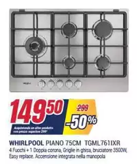 Whirlpool - Piano 75cm Tgml 761ixr