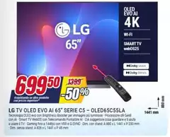 LG - Tv Oled EVO Ai 65" Serie C5 - OLED65C55LA