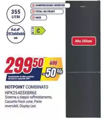 Hotpoint - Combinato HPK25403XBR6E