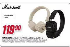 Marshall - Cuffie Wireless Major V