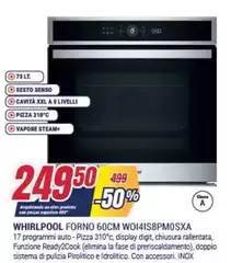Whirlpool - Forno 60cm WO14IS8PM0SXA Whirlpool - Forno 60cm WO14IS8PM0SXA