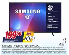 Samsung - Tv Qled 43" QE43Q7FAUXZT