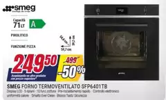 Smeg - Forno Termoventilato SFP6401TB Smeg - Forno Termoventilato SFP6401TB