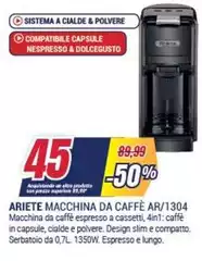 Ariete - Macchina Da Caffè AR/1304