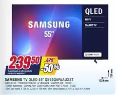 Samsung - Tv Qled 55" QE55Q6FAUXZT