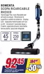 Rowenta - Scopa Ricaricabile RH20C0 Rowenta - Scopa Ricaricabile RH20C0