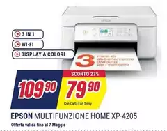 Epson - Multifunzione Home XP-4205