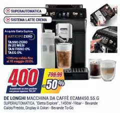 De Longhi - Macchina Da Caffè Ecam450.55.g