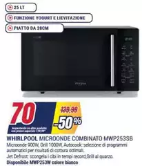 Whirlpool - Microonde Combinato Mwp253sb