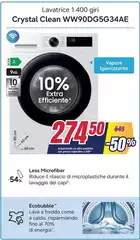 Samsung - Crystal Clean WW90DG5G34AE