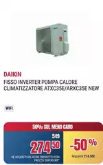 Daikin - FISSO INVERTER POMPA CLAMATIZATORE ATXC35E/ARXC35E