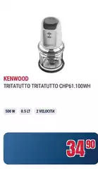 Kenwood - Tritatutto Tritatutto Chp61.100wh Kenwood - Tritatutto Tritatutto Chp61.100wh