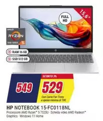 HP - Notebook 15-fc0118nl