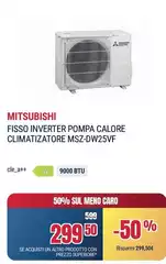 Mitsubishi - FISSO INVERTER POMPA CLIMATICAtore MSZ-DW25VF