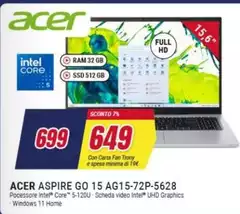 Acer - Aspire Go 15 A915-72P5-5628