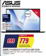 Asus - Vivobook F1607ca-mb193w