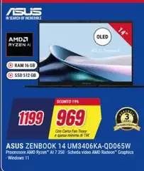 Asus - Zenbook 14 UM3406KA-QD065W