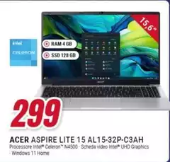 Acer - Aspire Lite 15 AL15-32P-C3AH