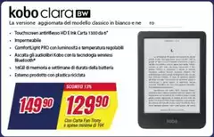 Kobo - Globo Clara BW Kobo - Globo Clara BW
