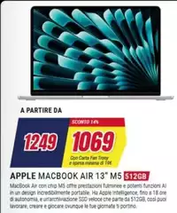 Apple - Macbook Air 13" M5 512GB