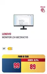 Lenovo - Monitor L24 68C2KAC15 Lenovo - Monitor L24 68C2KAC15