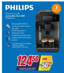 Philips - Macchina Da Caffè Automatica Serie 800 Ep02/00