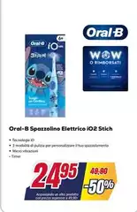 Oral b - Spazzolino Elettrico I02 Stich