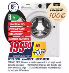Hotpoint - Lavatrice HB83CAREAT Hotpoint - Lavatrice HB83CAREAT