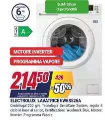 Electrolux - Lavatrice EW6S526A Electrolux - Lavatrice EW6S526A