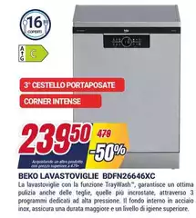 Beko - Lavastoviglie BDFN26646XC