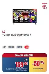 LG - Tv Uhd Ai 43" 43UA74006LB LG - Tv Uhd Ai 43" 43UA74006LB