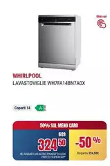 Whirlpool -  Lavastoviglie Wh7fa14bn7a0x