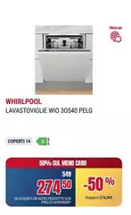 Whirlpool - WIO 30540 PELG