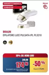 Braun - Epilatore Luce Pulsata Ipl Pl5210