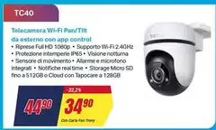 TCL - Telecamera Wi-fi Pan/Tilt TCL - Telecamera Wi-fi Pan/Tilt