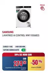 Samsung - Lavatrice Ai Control WW11DG6B25