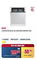 Beko - Lavastoviglie Da Incasso BDIN37530 Beko - Lavastoviglie Da Incasso BDIN37530