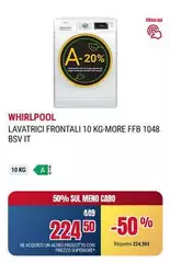 Whirlpool - Lavatrice Frontali 10 Kg-More Ffb 1048 Bsvi It Whirlpool - Lavatrice Frontali 10 Kg-More Ffb 1048 Bsvi It