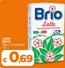 Brio blu - Latte