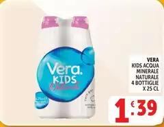 Vera - Acqua Minerale Naturale 4 Bottiglie