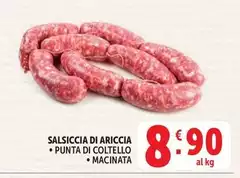 Salsiccia Di Ariccia