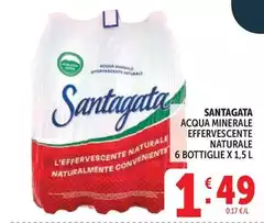 Santagata - Acqua Minerale Effervescente Naturale